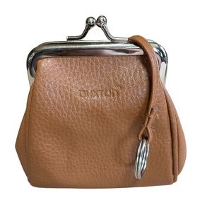 Vintage Buxton Change Purse with Key Ring